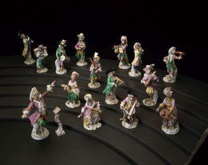 Bandleader, c. 1765. Manufacturer: Meissen Porcelain Manufactory, German, founded 1710, after a model of Kändler or Reinicke.